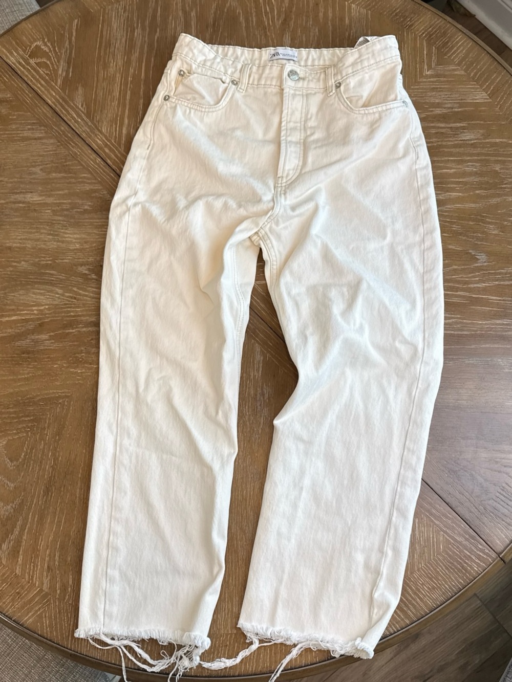 Zara jeans off white